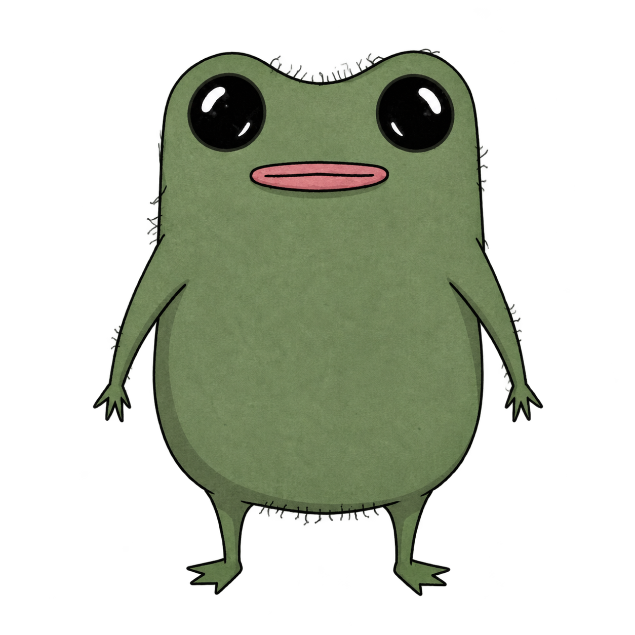 Pwistacio, the round green street mascot